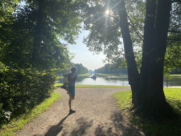 And back towards the city center via Nymphenburg