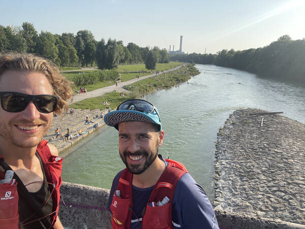 A second crossing of the main river here, Isar