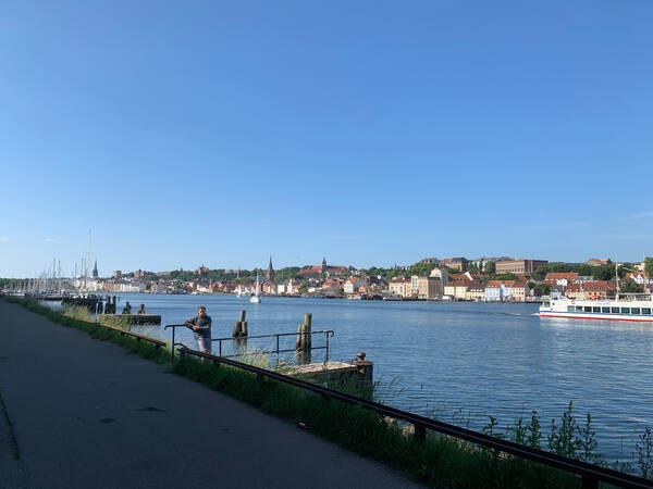 The Flensburg Marathon course is never far away from the beautiful coast