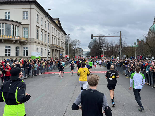 Flat and wide asphalt roads in Hanover are great for going for personal bests