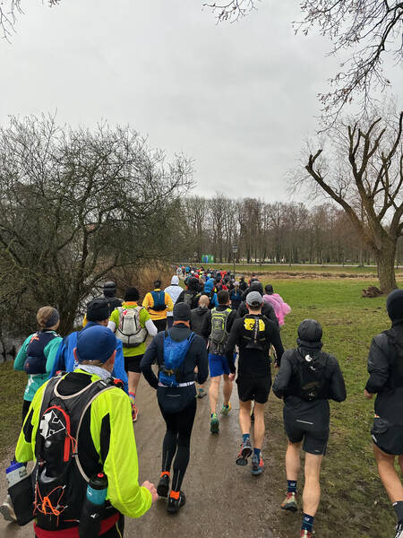 It’s been a muddy day for me at Schweriner Seentrail, but the vibes of the race are high up there