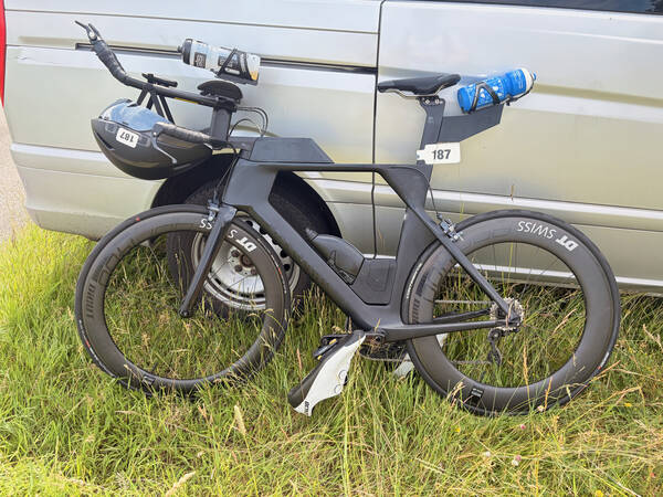 My final bike setup at the test race in Vierlanden