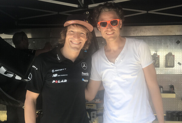 Also, we met IRONMAN Hawaii World Champion of 2014, Sebastian Kienle, who had a cute conversation with Julie about rabbits