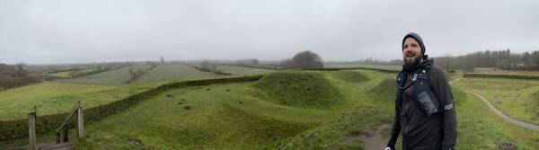This is one of the fortifications from the Danish, Danevirke, which is a part of the route