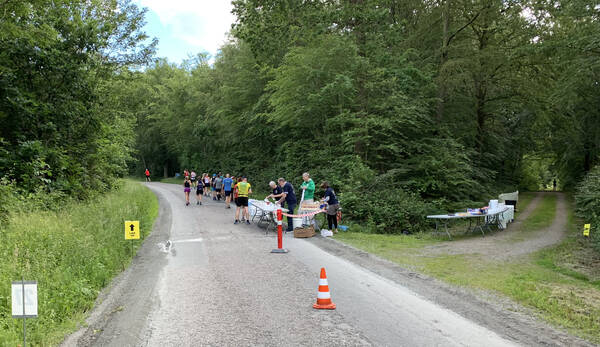 One of the places where the course had a shared street