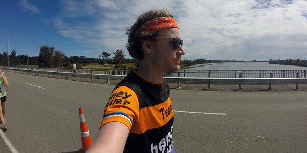 After 40 kilometers, I was happy to run across this Buller bridge which was familiar to me