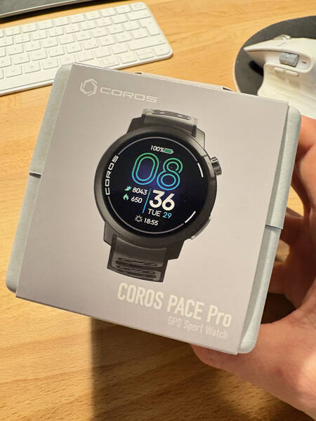 The device that unlocked the project for me, the COROS PACE Pro