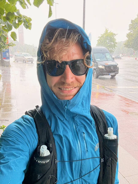 Always smart to bring some gear in case the weather turns sour