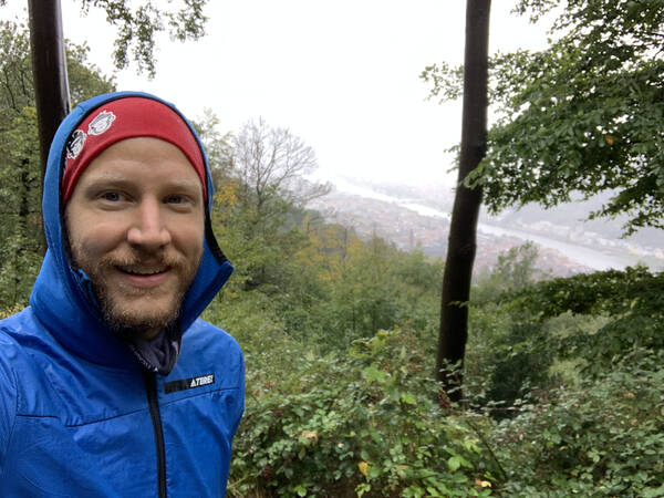 Rainy, foggy, cold Heidelberg. Still a great race.