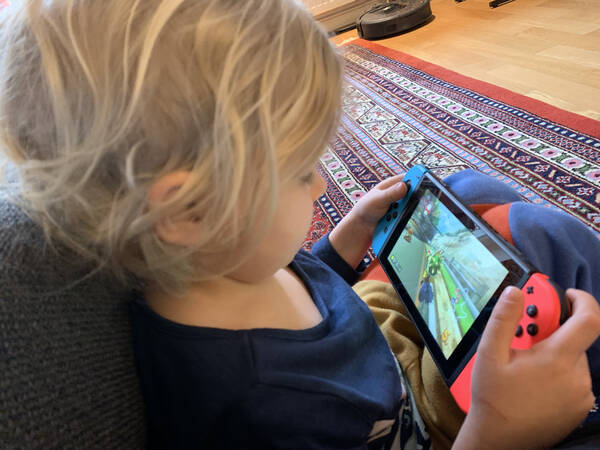 Starting in March, the kids had lots of time at home during lockdown, for improving their Mario Kart skills