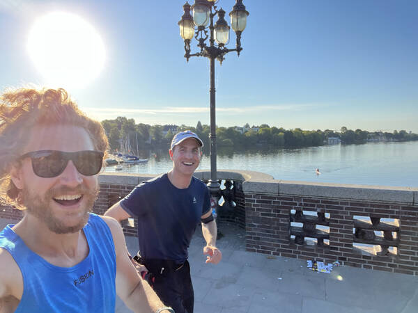 Long runs with Rasmus – always great