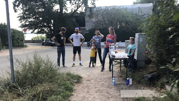 We brought some water, cups, and of course HoneyPower for everyone.