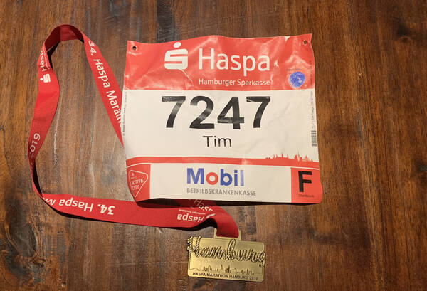 This year’s medal and number – hanseatic understatement