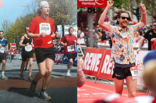 And here’s 2010 versus 2024 – from not knowing what’s going on at all to actually being a great runner – belonging to the top 1% of global marathon runners, if you believe the statistics