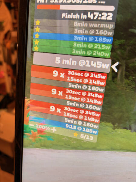 The new Watts I need to pedal would have seemed crazy high for myself from even just two years back