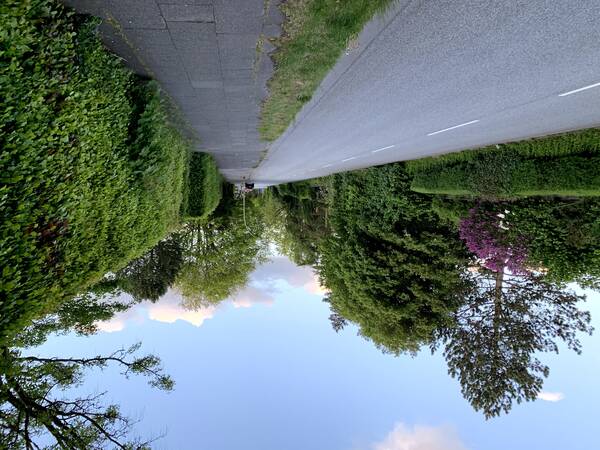 The neighborhood’s streets are empty in the evenings, it’s almost like a street race.