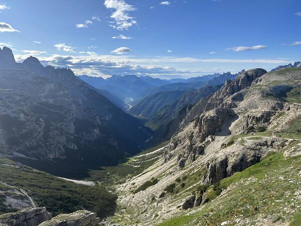 There’s little lake Misurina down there!