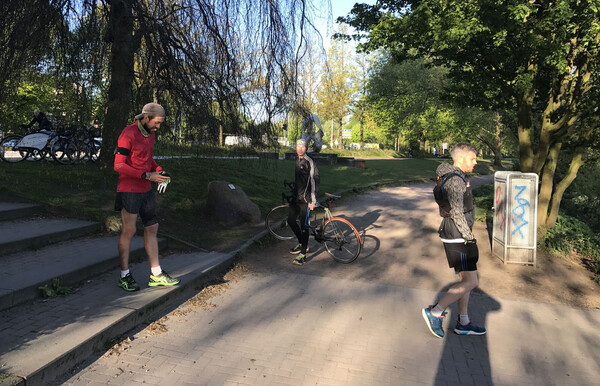 But first, a 200m walk towards the Alster.