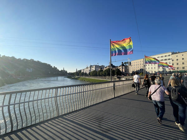 Side note: even conservative Austria shows some pride these days