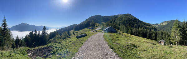 Part of the plateau, above the clouds already