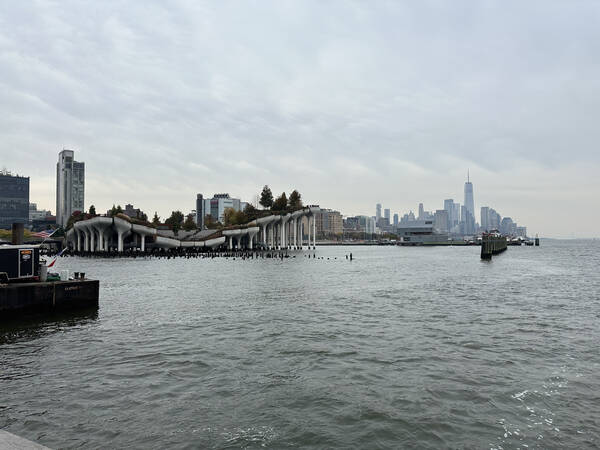 Tuesday’s weather wasn’t the best, but I still decided to do a semi-long run along the Hudson