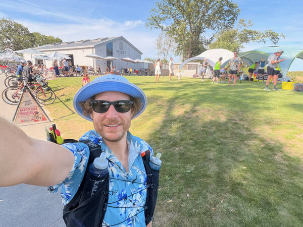 Time to leave the brewery — without the ultra race context I would have loved tasting a cold beer here