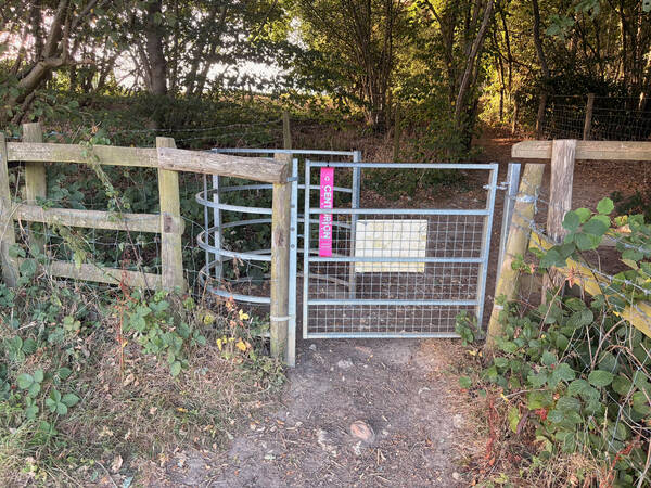 Another gate requiring a full stop
