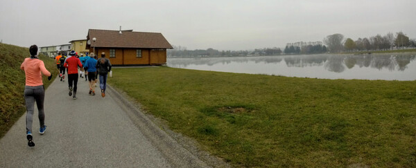 A lake, adding to the relaxing atmosphere