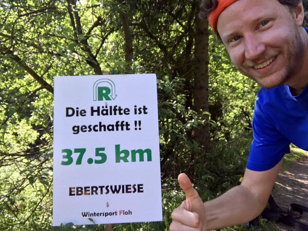 Halfway there, here on Ebertswiese