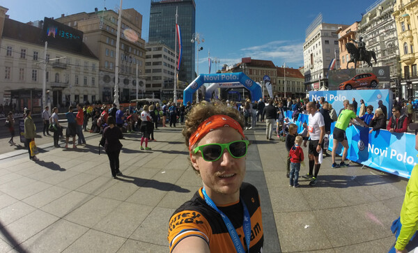 Finished Zagreb Marathon in beautiful weather