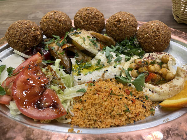 You can’t go wrong with Syrian vegan food