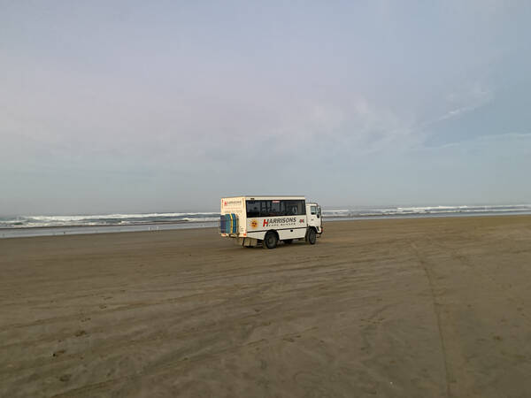 Our seasoned shuttle bus