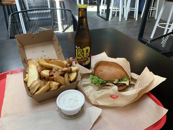 I found a vegan burger joint named Lord of the Fries – weak name, great food. Not many of these here in beef loving NZ.