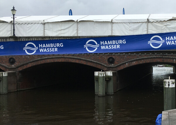 The notorious Reesendamm tunnel at the end of the swim. Dark and long. Anxiety-inducing.