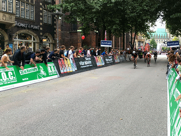 Also, a sprinting event for the very powerful cyclists