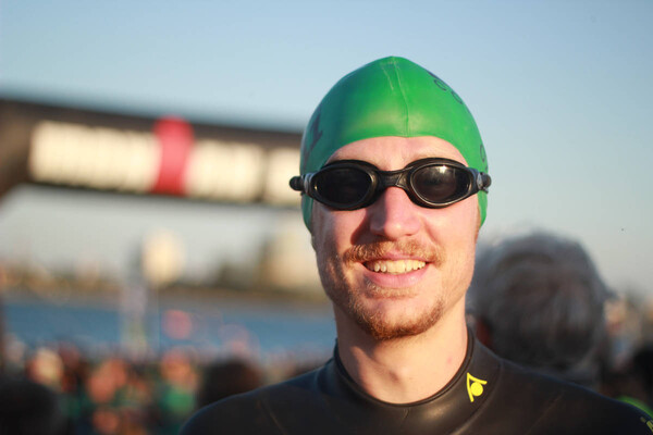 Looking fishy in that swimming gear.