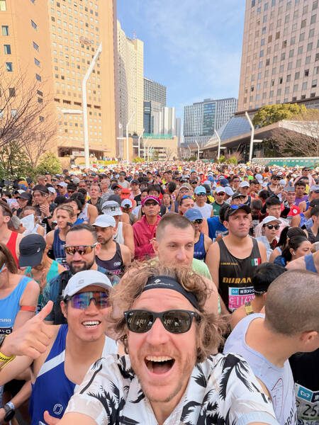 Excited for the race with