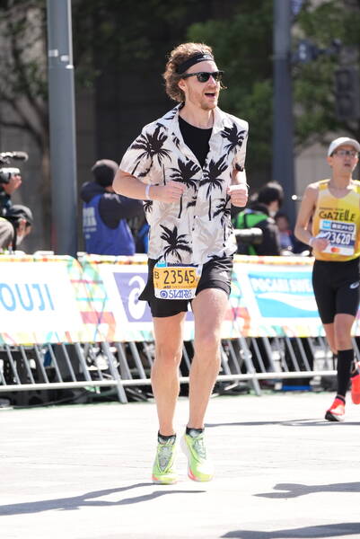 The last left turn reveals the finish line