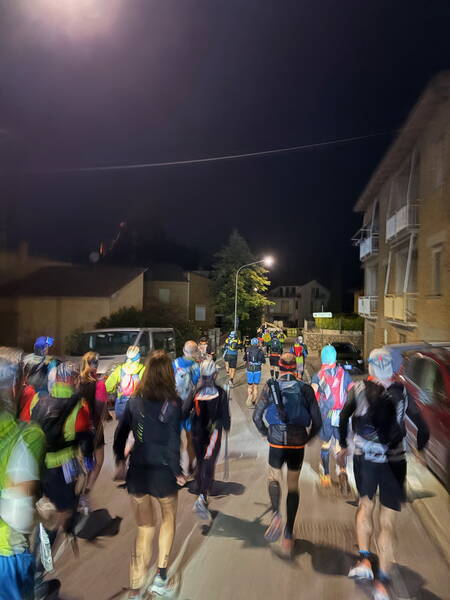 Quarter of an hour into the race