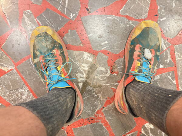 Shoes are looking how they’re supposed to look