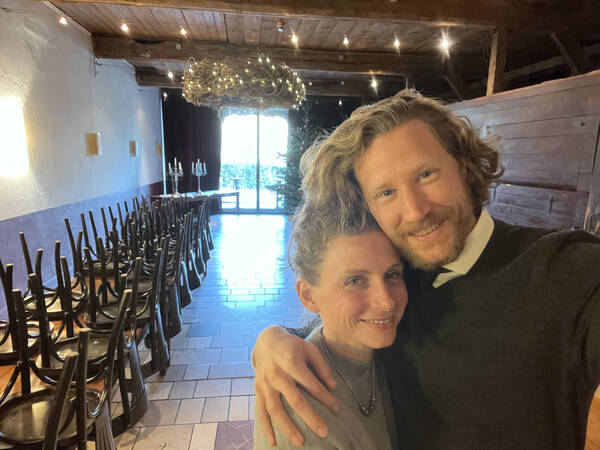 Gold in a metaphorical sense: Sophie and I had our 10th Wedding Anniversary in summer and revisited the location of the wedding recently