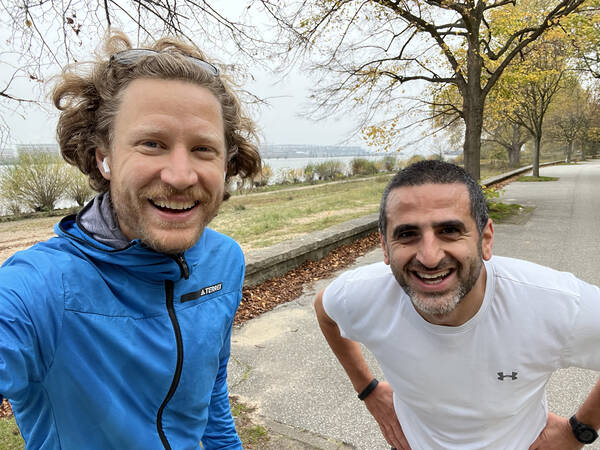 Aref and I know each other since we’ve put together the Hamburg Everest race