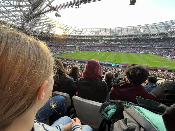 And got to watch Westham United vs Leicester City, because Vera likes football