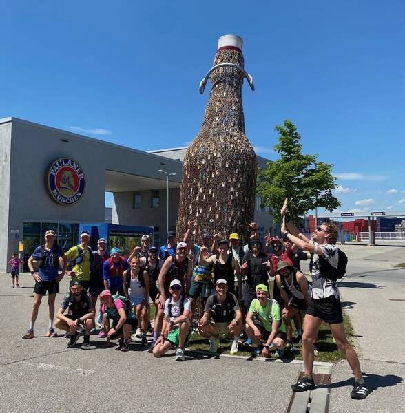 Paulaner breweries is at around 65 kilometers and I was feeling silly