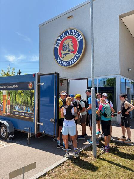 On a hot day, that cooling trailer full of beer was a gift from the heavens – or rather, Johannes Rieger