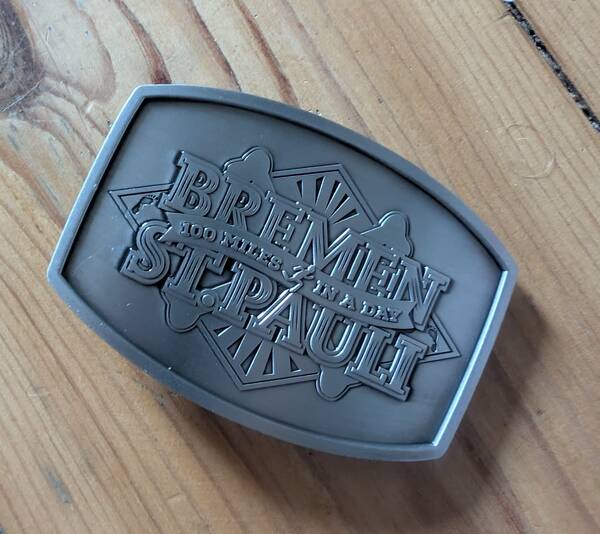 The 100 Mile Belt Buckle