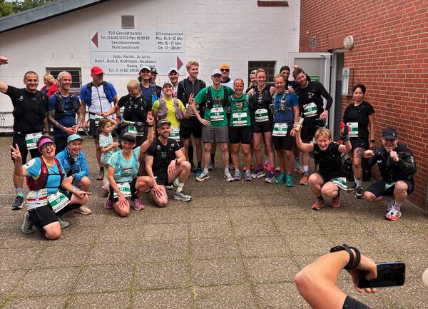 The people who are about to run a 50k race to Sankt Pauli, some of them for the first time ever on the distance