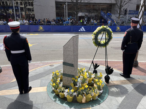 The Boston bombing memorial. This year’s event marks the 10th sad anniversary of it.