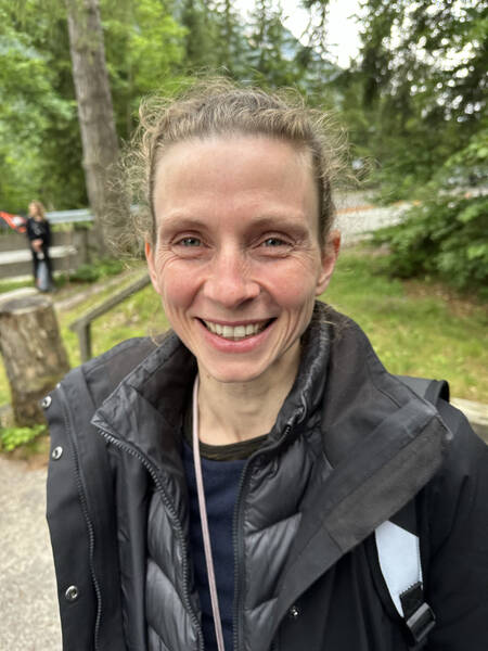 It’s so cool to have her with me for the first time ever during an ultra trail