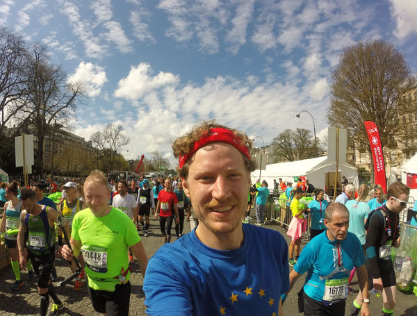 Happy face after finishing, as always